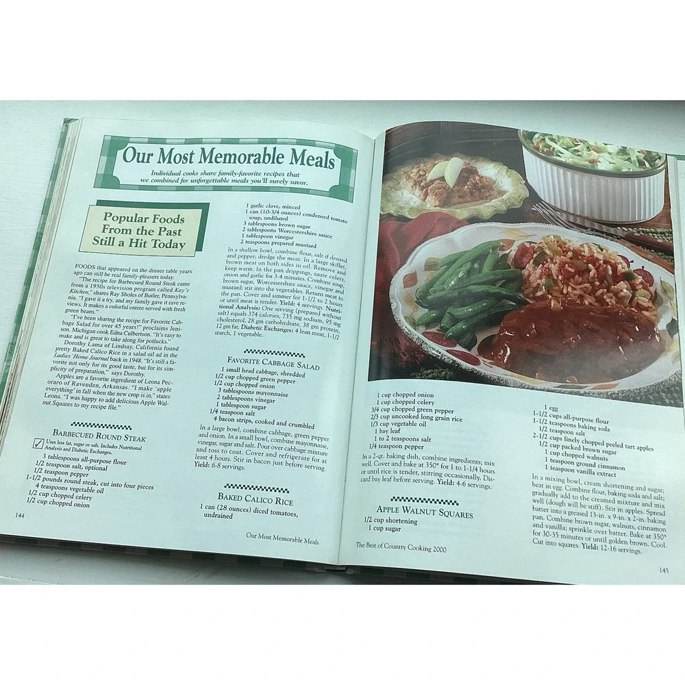 The Best Of Country Cooking‎ 2000 Taste Of Home Cookbook Color Hardcover